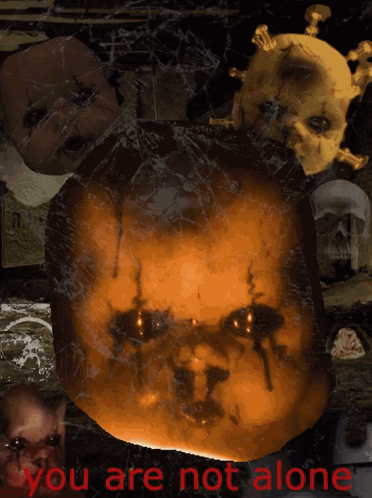 A Poster That Says You Are Not Alone With A Doll GIF