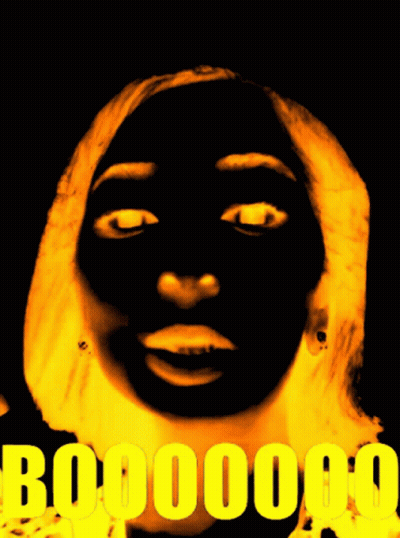 A Poster With A Woman 'S Face And The Word Bodddddd GIF