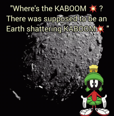 A Poster With Marvin The Martian And The Words " Where 'S The Kaboom There Was Supposed To Be An Earth Shattering Kaboom GIF