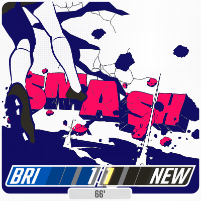 A Poster With The Word Smash And The Number 66 GIF