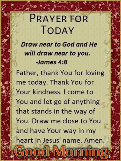 A Prayer For Today With A Good Morning Message GIF