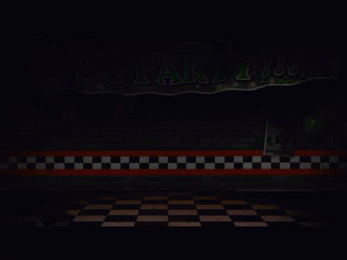 A Pug Dog Standing On A Checkered Floor GIF