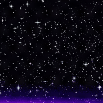 A Purple And Black Background With Lots Of Stars GIF