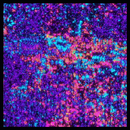 Purple And Blue Background With Black Frame GIF