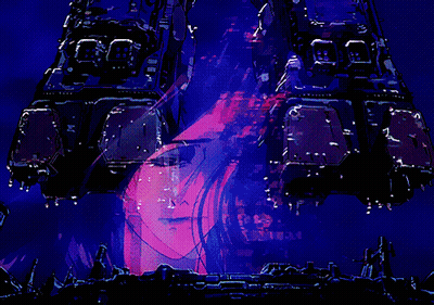 A Purple And Blue Background With A Few Lines And A Few Letters GIF