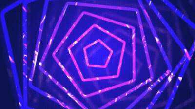 A Purple And Blue Background With A Geometric Pattern GIF