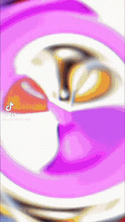 A Purple And White Circle With A Tiktok Logo On The Bottom Right GIF