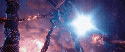 A Purple Background With A Blue Light Coming Out Of The Center GIF