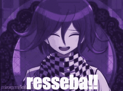 A Purple Background With A Cartoon Character And The Words " Resseball " GIF