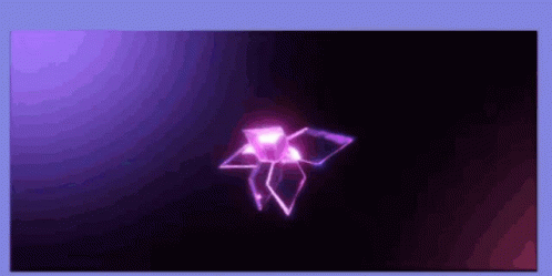 A Purple Background With A Glowing Object In The Middle . GIF