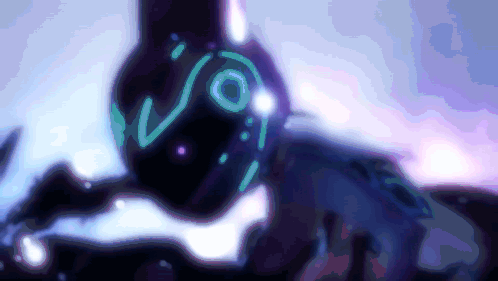 A Purple Background With A Glowing W On The Top GIF