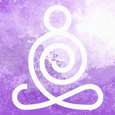 A Purple Background With A Swirl In The Middle GIF