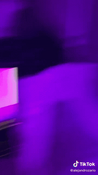 A Purple Background With A Tiktok Logo On The Bottom Right Corner GIF
