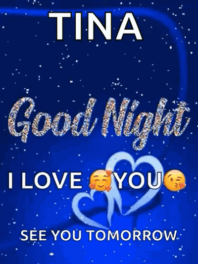 A Purple Background With Hearts And The Words Good Night I Love You See You Tomorrow GIF