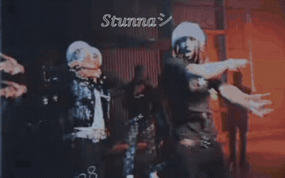 A Purple Background With Stunna Written On The Bottom GIF