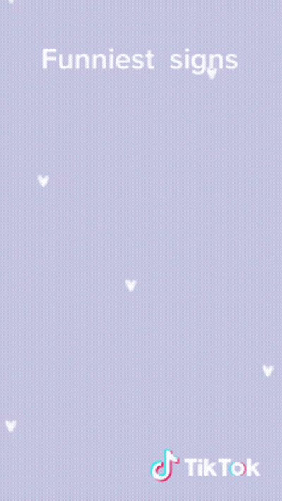 A Purple Background With The Words Funniest Signs In White Letters GIF