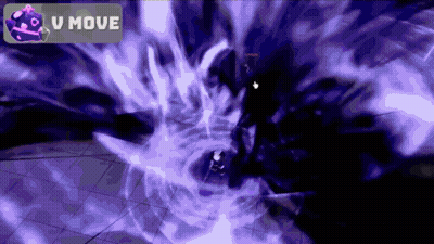 A Purple Background With The Words U Move On The Top GIF