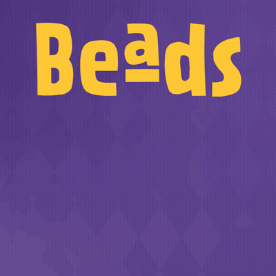 A Purple Background With The Words Universal Mardi Gras On It GIF