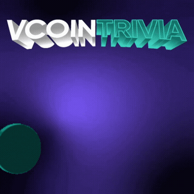 A Purple Background With The Words " Vcointrivia " On It GIF