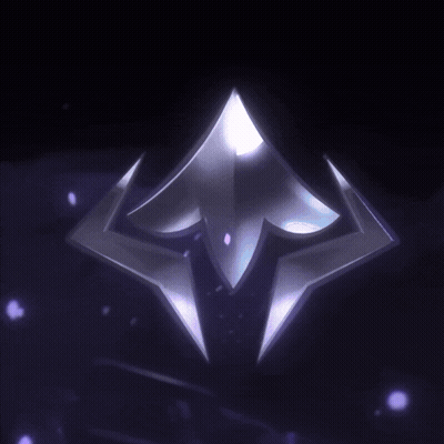 A Purple Object With A White Glowing Y On It GIF