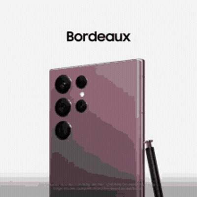 A Purple Phone With The Word Bordeaux On The Top GIF