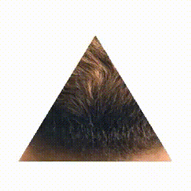 A Pyramid With A Picture Of A Person 'S Face In It GIF