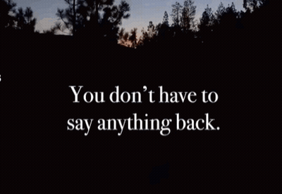 A Quote That Says " I Just Wanted You To Know That I Was Thinking About You " With Trees In The Background GIF