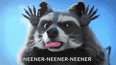 A Raccoon With Its Tongue Out Is Making A Funny Face . GIF
