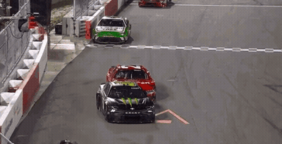 A Race Car With Monster On The Side GIF