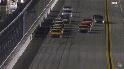 A Race Car With The Number 22 On The Side Of It GIF