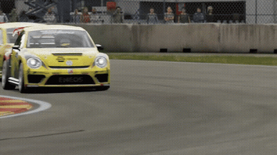 A Race Car With The Word Eneos On It GIF