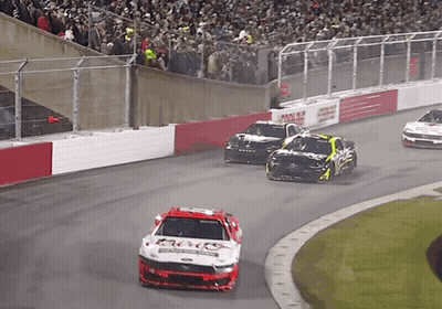 A Race Car With The Word Rays On The Side GIF