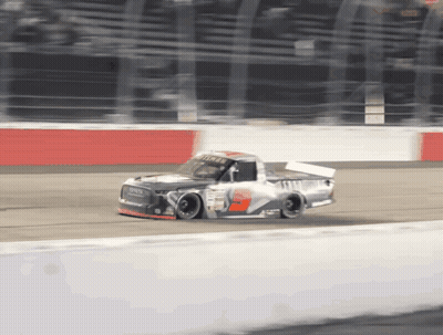 A Race Car With The Word Toyota On The Front GIF