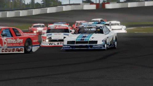 A Race Car With Worth On The Front Of It GIF