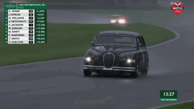 A Racing Car With The Number 102 On The Side GIF