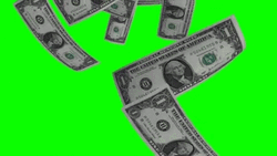 A Rain Of Dollar Bills GIF