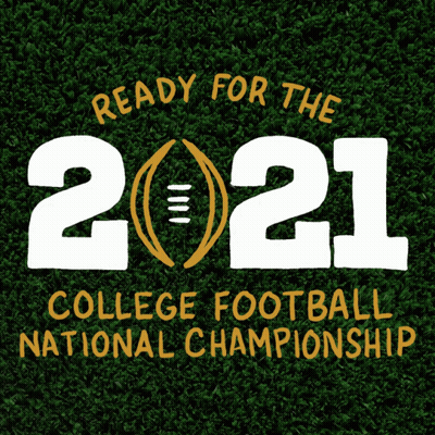 A Ready For The College Football National Championship Poster GIF