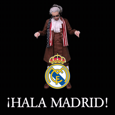 A Real Madrid Logo With A Pink Crown On Top GIF
