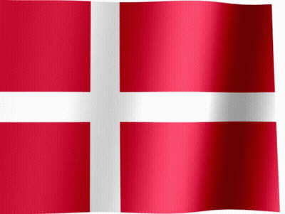 A Red And White Flag With A Cross On It GIF