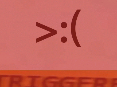 A Red Background With A Smiley Face On It GIF