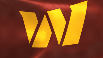 A Red Background With A Yellow Letter W In The Middle GIF