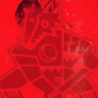 A Red Background With The Word Goal Written On It GIF