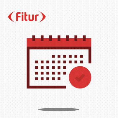 A Red Calendar With A Check Mark Next To It And The Word Fitur Above It GIF