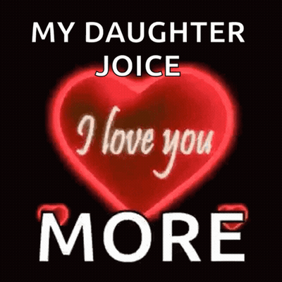 A Red Heart With The Words " I Love You More " On It GIF