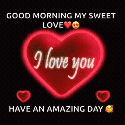 A Red Heart With The Words `` I Love You '' Written Inside Of It . GIF