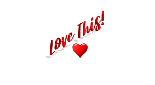 A Red Heart With The Words Love This Written Below It GIF