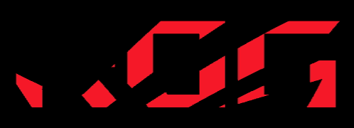 A Red R And U Logo On A Black Background . GIF