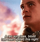 A Red Sun Rises Legolas GIF