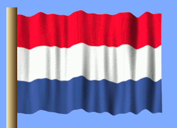 A Red White And Blue Flag Is On A Pole GIF