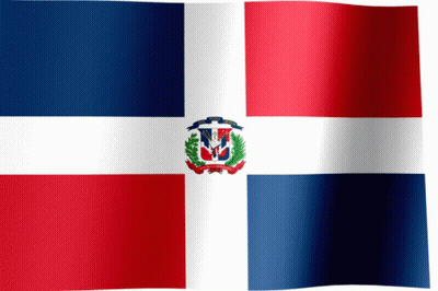 A Red White And Blue Flag With A Coat Of Arms In The Middle GIF